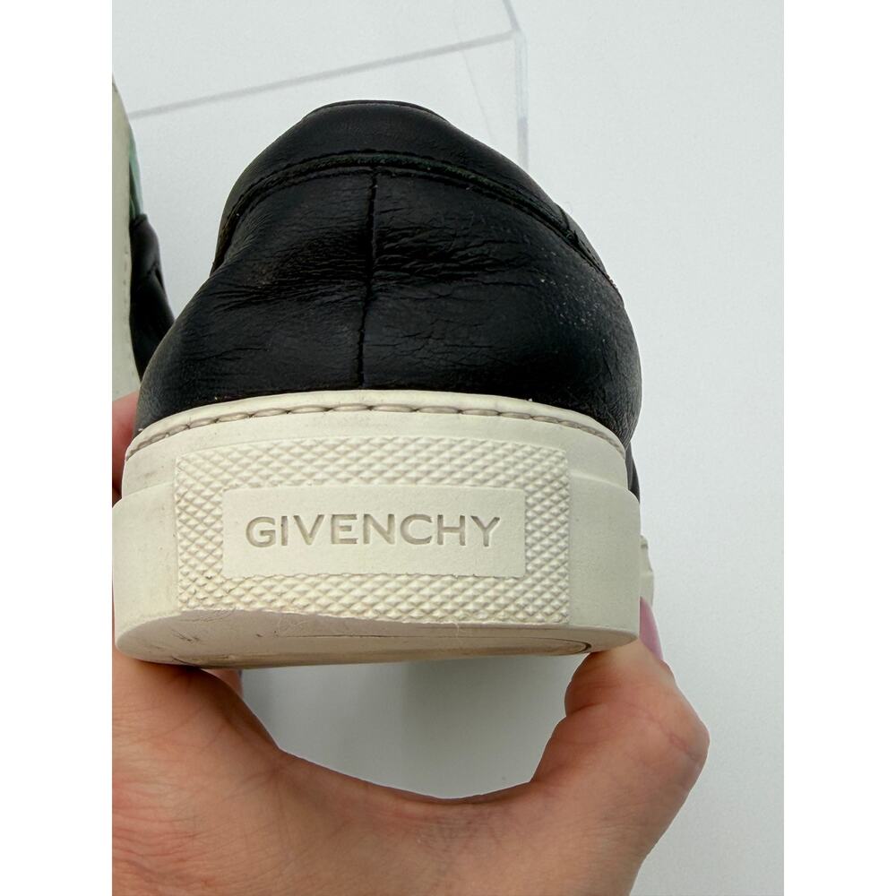 Authentic Givenchy Bambi Disney Slip On Sneakers Black Leather Size 39 / 9 - Picture 9 of 14
